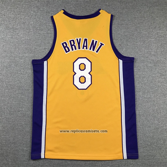 Camiseta Nino Los Angeles Lakers Kobe Bryant #8 Mitchell & Ness 1999-00 Amarillo
